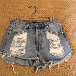 Mink Pink Jean Shorts